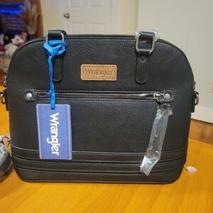 Wrangler Dome Satchel Crossbody Purse